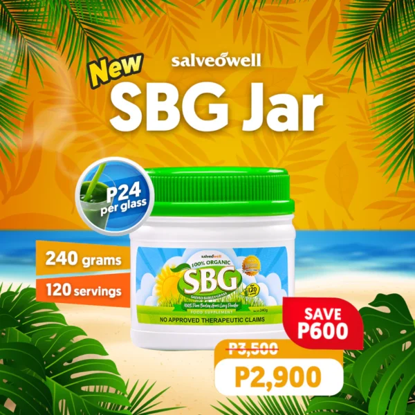 Salveo Barley Grass in Jar 240grams - Image 2