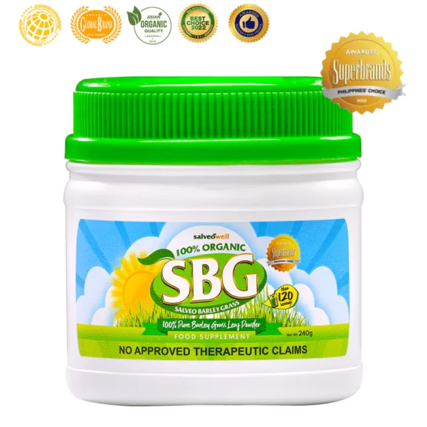 Salveo Barley Grass in Jar 240grams